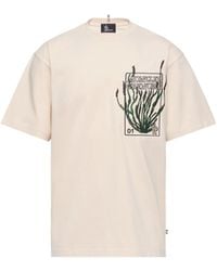 Moncler - Moncler Embroidered Botanical Motif Cotton T-Shirt - Lyst