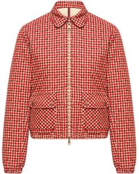 Moncler - Moncler Lanset Velvet Down Shirt Jacket - Lyst