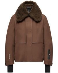Moncler - Moncler Caurel Gore-Tex Shearling-Trimmed Insulated Ski Jacket - Lyst