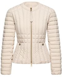 Moncler - Moncler Menthe Vertical-Quilted Short Down Jacket - Lyst