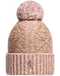 Moncler - Moncler Alpaca & Wool Blend Beanie Hat - Lyst