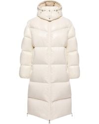 Moncler - Moncler Harfang Hooded Long Down Coat - Lyst