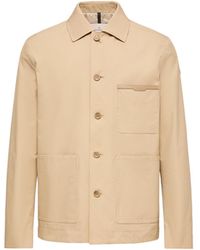 Moncler - Moncler Nanav Seersucker Shirt Jacket - Lyst