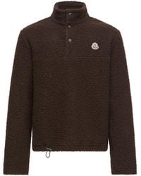 Moncler - Moncler Strick-Sweatshirt Mit Logo, Herren, Größe - Lyst