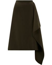 Moncler - Wool Wrap Skirt - Lyst