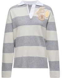 Moncler - Polo A Maniche Lunghe - Lyst