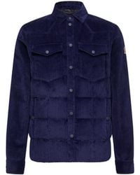 Moncler - Moncler Gelt Corduroy Down Shirt Jacket - Lyst