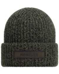 Moncler - Gorro De Lana Mouliné Y Cachemira, Hombre, Talla - Lyst