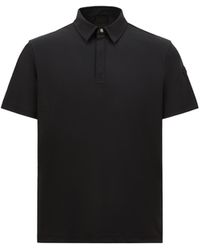 Moncler - Polo Con Patch Logato, Uomo, Taglia - Lyst