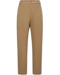 Moncler - Pantalones De Gabardina De Algodón, Hombre, Talla - Lyst