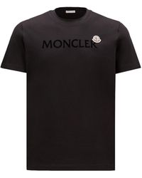 Moncler - Collar Logo T-shirt - Lyst