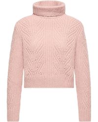 Moncler - Moncler Alpaca Blend Turtleneck Jumper - Lyst