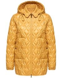Moncler - Moncler Balette Geometric Quilted Mid-Length Down Jacket - Lyst