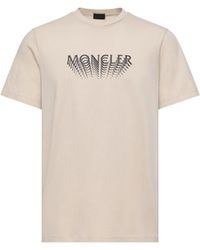 Moncler - Moncler Logo Cotton Jersey T-Shirt - Lyst