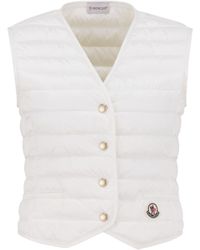 Moncler - Doudoune sans manches - Lyst