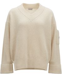 Moncler - Wool Blend Sweater - Lyst