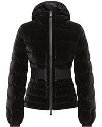 Moncler - Moncler Gestuelle Belted Short Down Jacket - Lyst