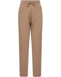 Moncler - Moncler Wool & Cashmere Blend Cropped Jogging Trousers - Lyst