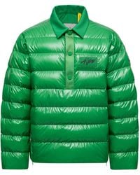 Moncler x A$AP ROCKY - Moncler Vardar Down Polo Shirt Jacket - Lyst