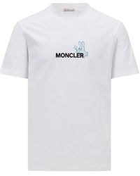 MONCLER X FRGMT - Cartoon Logo Cotton T-Shirt - Lyst