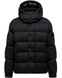Moncler - Vezere Hooded Flanelle Short Down Jacket - Lyst
