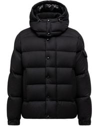 Moncler - Vezere Hooded Flanelle Short Down Jacket - Lyst
