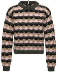 Moncler - Maglione A Righe - Lyst