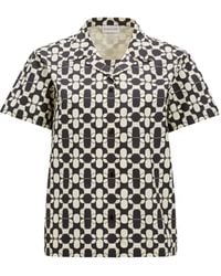 Moncler - Camicia A Maniche Corte - Lyst