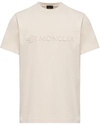 Moncler - Moncler Logo Cotton T-Shirt - Lyst