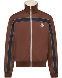 Moncler - Moncler Sudadera De Cuello De Tortuga Con Cremallera Y Pespuntes, Hombre, Talla - Lyst