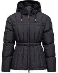 Moncler - Moncler Estom Vertical-Quilted Hooded Short Down Jacket - Lyst