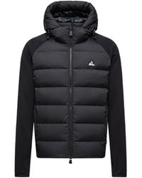 Moncler - Sudadera Acolchada Con Capucha Y Cremallera Polartec, Hombre, Talla - Lyst