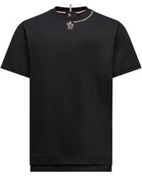 Moncler - Moncler Logo Cotton T-Shirt - Lyst