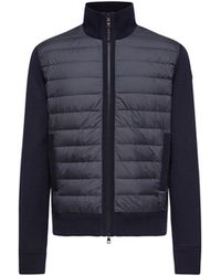Moncler - Moncler Padded Zip-Up Wool Cardigan - Lyst