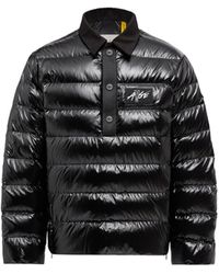 Moncler x A$AP ROCKY - Moncler Vardar Down Polo Shirt Jacket - Lyst