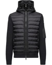Moncler - Gepolsterte Strickjacke Mit Reißverschluss, Herren, Größe - Lyst