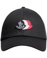 Moncler - Moncler Casquette En Gabardine De Coton, Homme, Taille - Lyst
