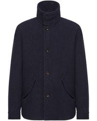 Moncler - Moncler Panyol Short Wool Down Jacket - Lyst