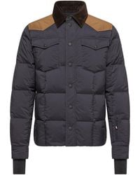 Moncler - Moncler Geltech Corduroy-Trimmed Down Ski Jacket - Lyst