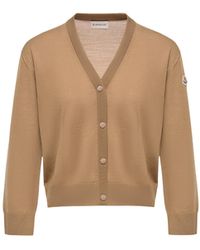 Moncler - Moncler Wool Cardigan - Lyst