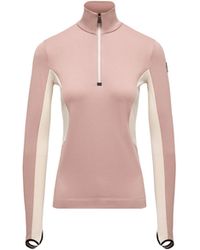 Moncler - Moncler Polartec Half-Zip Polo Neck - Lyst