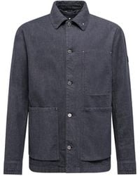 Moncler - Forets 3-In-1 Denim Down Shirt Jacket - Lyst