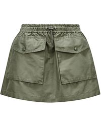 Moncler - Taffeta Mini Skirt - Lyst