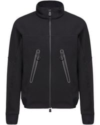 Moncler - Moncler Logo Zip-Up Sweatshirt - Lyst