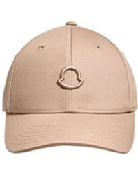 Moncler - Moncler Logo Cotton Gabardine Baseball Cap - Lyst