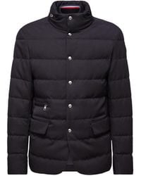Moncler - Moncler Bess Hooded Wool Short Down Jacket - Lyst