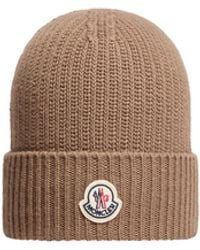 Moncler - Moncler Tricot Wool Blend Beanie - Lyst