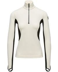 Moncler - Moncler Polartec Half-Zip Turtleneck - Lyst