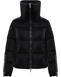 Moncler - Piumino "Bandama" In Jersey Metallizzato - Lyst