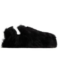 Moncler - Moncler Snug Shearling Flats - Lyst